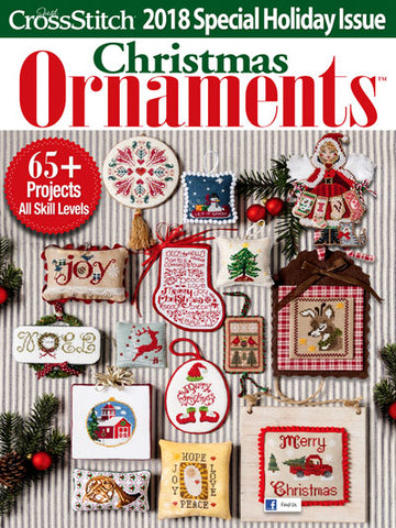 Just Cross Stitch ~  2018 Christmas Ornament Issue