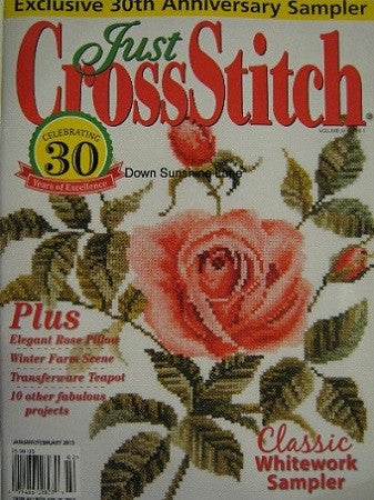 Just Cross Stitch ~ Jan/Feb 2013 Magazine