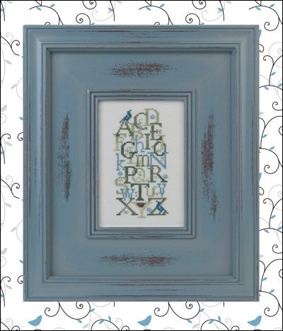 Just Nan ~ Bluebird Alphabet w/embs.