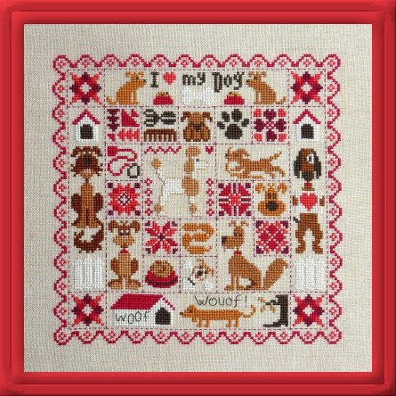 Jardin Prive' ~ Patchwork aux Chiens