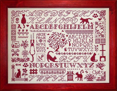 Jardin Prive' ~ Sampler aux Chats