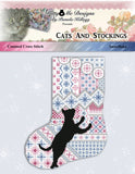Kitty And Me Designs ~ Cats & Stockings Snowflake
