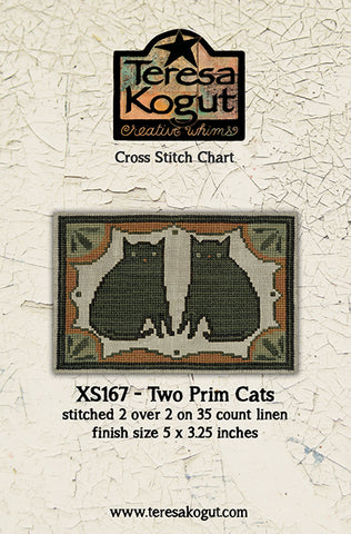 Teresa Kogut ~ Two Prim Cats