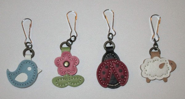 Leather Charm Fobs