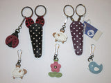 Leather Charm Fobs