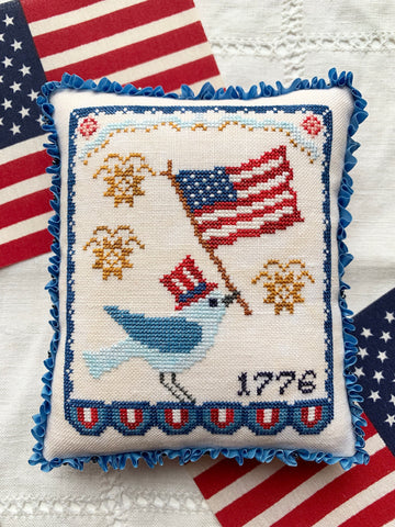 Luminous Fiber Arts ~ A Bluebird's Salute
