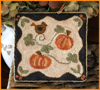 Little House Needleworks ~ Country Pumpkins Punchneedle