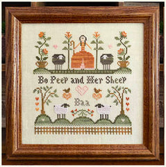 Little House Needleworks ~ Bo Peep And Her Sheep