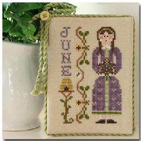 Little House Needleworks ~ Calendar Girls June