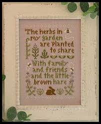 Little House Needleworks ~ Herb Garden