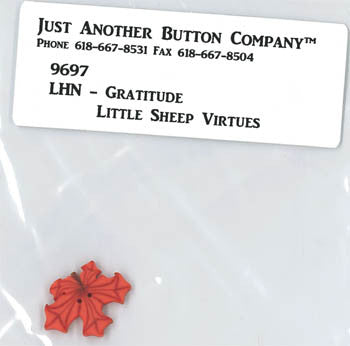 Little House Needleworks ~ JABC Button Gratitude ~  Little Sheep Virtues
