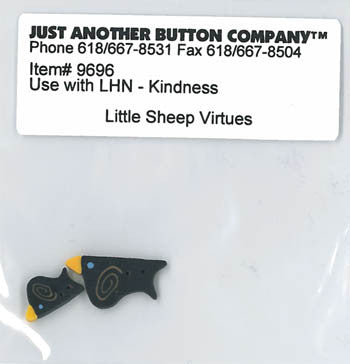 Little House Needleworks ~ JABC Buttons Kindness ~  Little Sheep Virtues