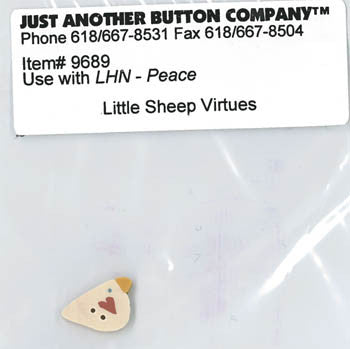 Little House Needleworks ~ JABC Button Peace ~  Little Sheep Virtues