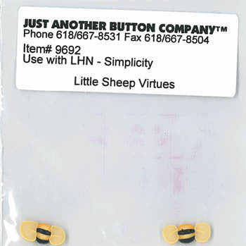 Little House Needleworks ~ JABC Buttons Simplicity ~  Little Sheep Virtues
