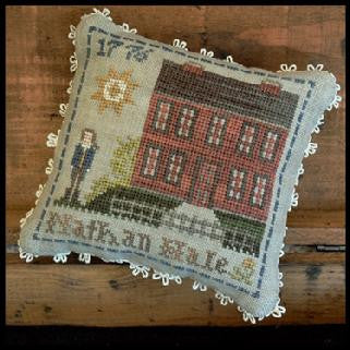 Little House Needlworks ~ The Early Americans ~ Nathan Hale (#4 of 9)