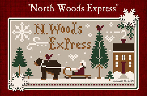Little House/CC ~ North Woods Express w/5 skeins of floss