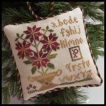 Little House ~ The Sampler Tree ~ Potted Poinsettia