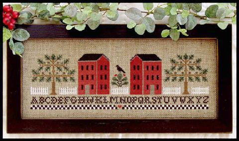 Little House Needleworks ~ Two Red Houses