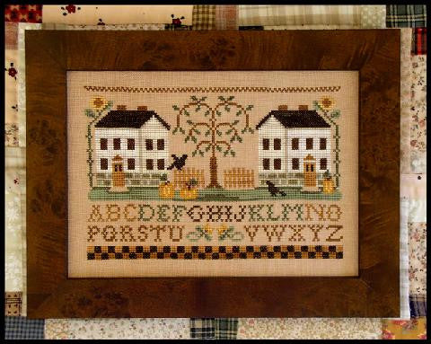 Little House Needleworks ~ Two White Houses