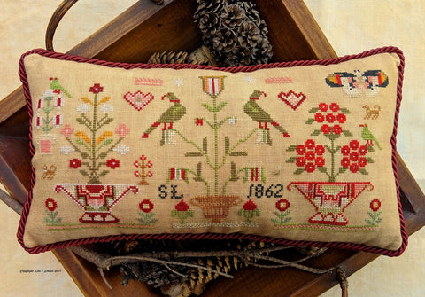 Lila's Studio ~ S.L. 1862 Small Sampler