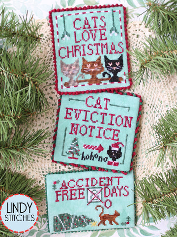 Lindy Stitches ~ Cats Love Christmas