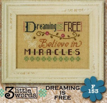 Lizzie Kate Flip-Its ~ 3 Little Words ~ Dreaming Is Free