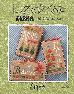 Lizzie Kate Snippets ~ Flora McSampler 2012 Ornaments