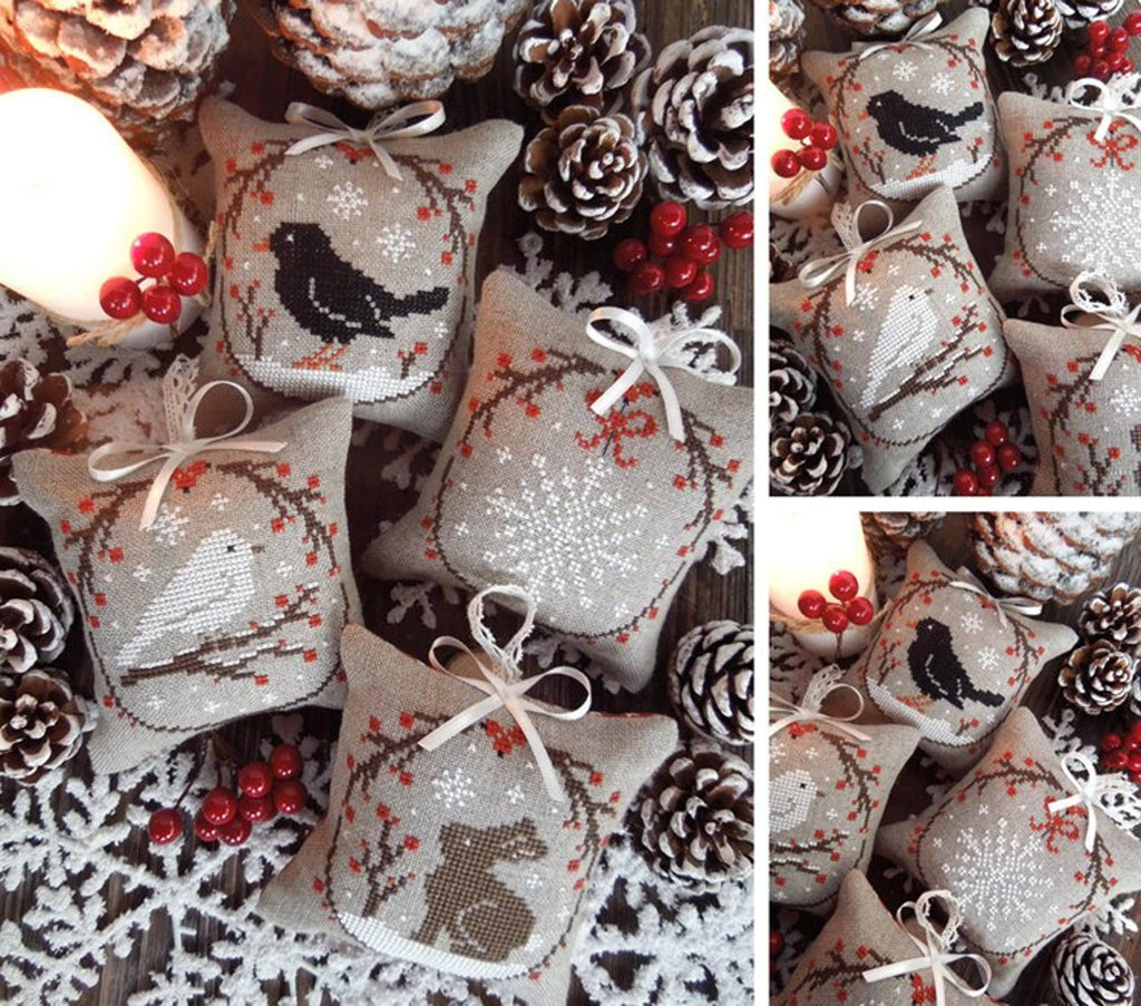 The Little Stitcher ~ Winter Berries I