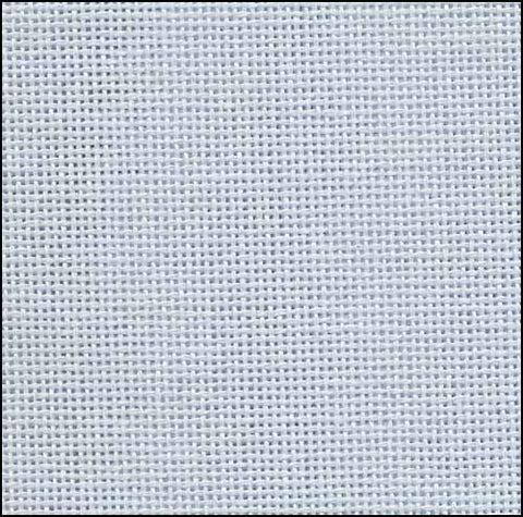 28ct Lugana ~ Ice Blue ~ Fat 1/4 Plus ~ 21 1/2" X 27"
