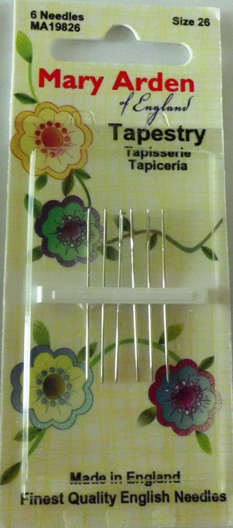Mary Arden Tapestry Needles ~ Size 26 ~ 6pk