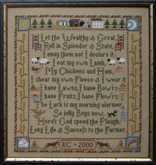 Moira Blackburn Designs ~ Farmers Prayer Sampler