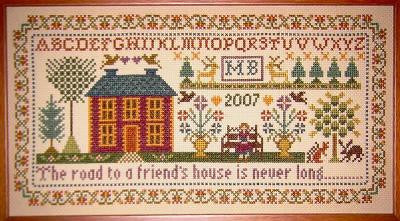 Moira Blackburn Designs ~ Friends House Sampler