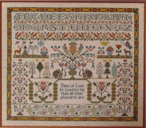 Moira Blackburn Designs ~ Pains of Love Sampler