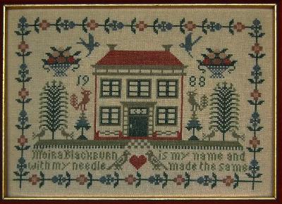 Moira Blackburn Designs ~ Red Roof House Sampler