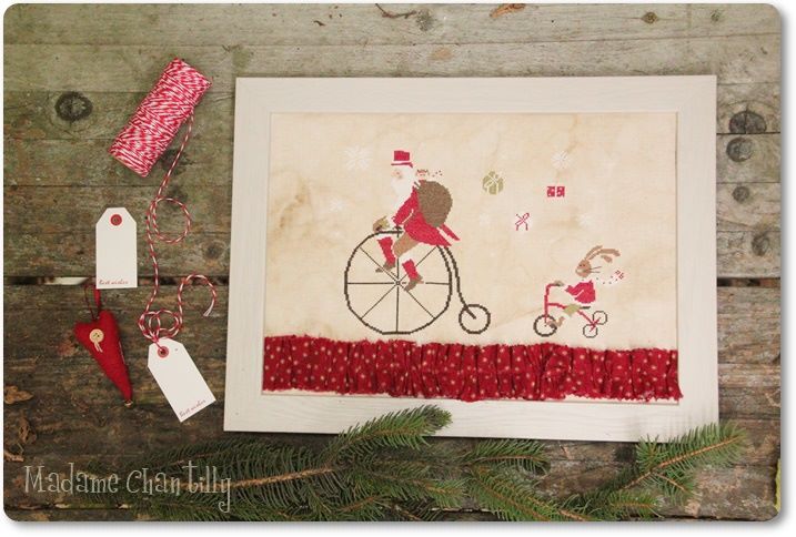 Madame Chantilly ~ Santa on the Bike