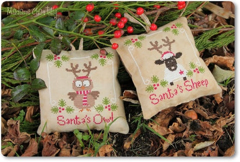 Madame Chantilly ~ Santa's Owl & Sheep