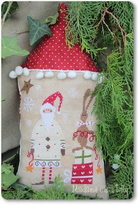 Madame Chantilly ~ Santa with His Helper (White)
