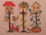 Mani di Donna ~ Autumn Birdhouse w/button