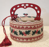 Mani di Donna ~ Holly Sewing Basket (includes handle)