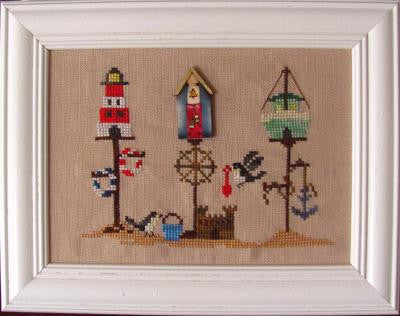 Mani di Donna ~ Summer Birdhouse w/button
