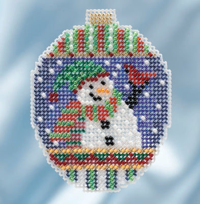 Mill Hill Kits ~ Beaded Ornaments - Snowman Greetings