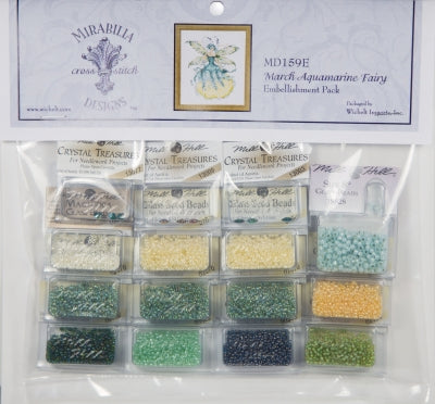 Mirabilia ~ March Aquamarine Fairy Emb. Pack