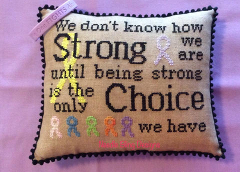 Needle Bling Designs ~ Courageous & Strong