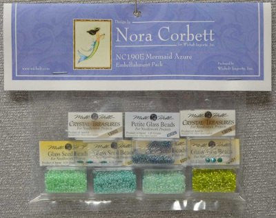 Nora Corbett/Mirabilia ~ Mermaid Azure Emb. Pack