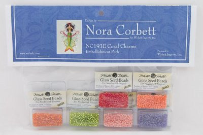 Nora Corbett/Mirabilia ~ Coral Charms Emb. Pack