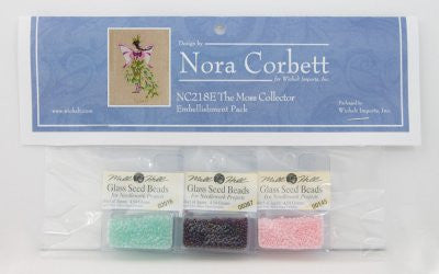 Nora Corbett/Mirabilia ~ Black Forest Pixies ~ The Moss Collector Emb. Pack