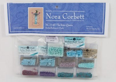 Nora Corbett/Mirabilia ~ Black Forest Pixies ~ The Rain Queen Emb. Pack