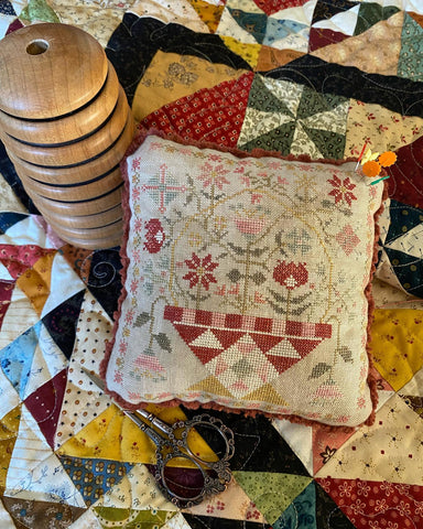 Pansy Patch Stitchery ~ Betsy's Winter Basket