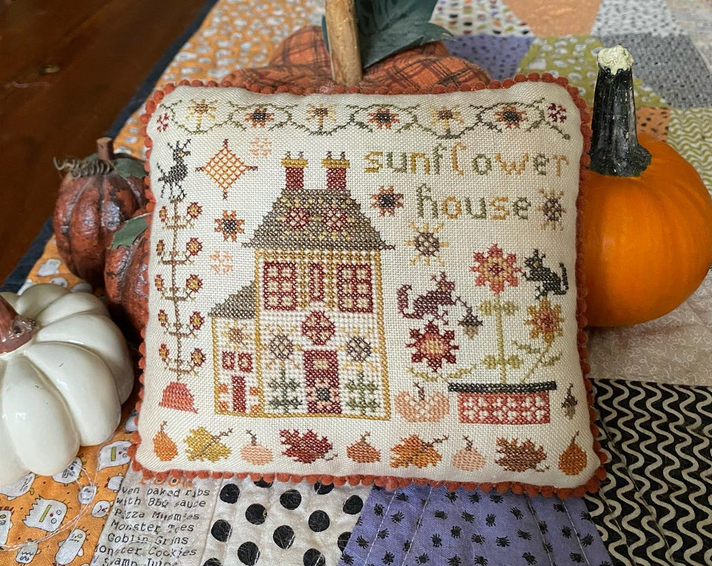 Pansy Patch Stitchery ~ Sunflower House