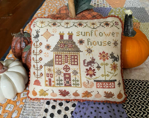 Pansy Patch Stitchery ~ Sunflower House